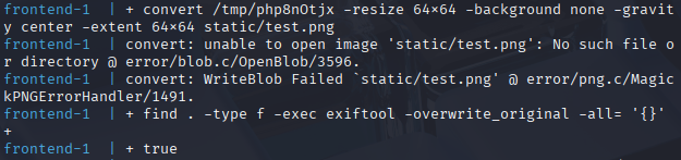 The Docker upload logs. Some failures are visible.