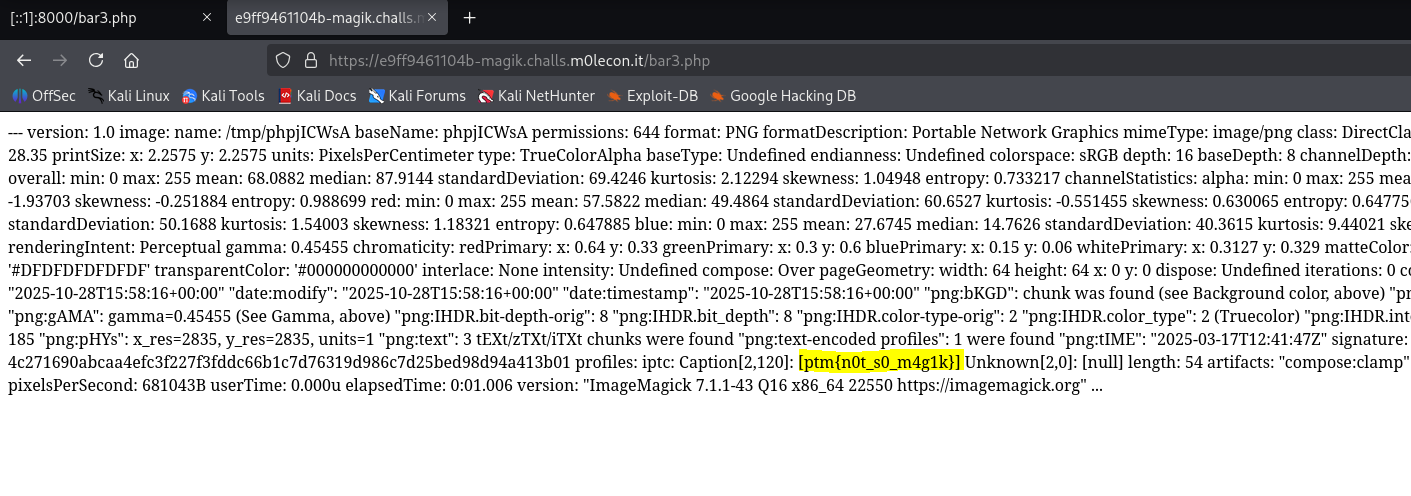 The real flag has been located